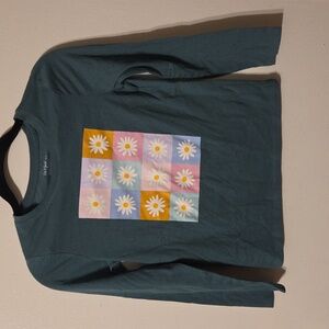 Cat & Jack Green Long Sleeve Kids Shirt